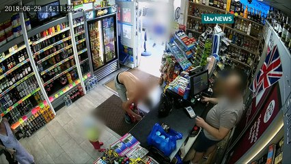Exclusive CCTV of victim hours before 'novichok' poisoning