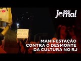 Artistas do RJ protestam contra descaso de Crivella com cultura