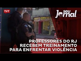 Professores do Rio de Janeiro recebem treinamento para enfrentar violência