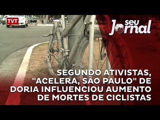 Segundo ativistas, "Acelera, São Paulo" de Doria influenciou aumento de mortes de ciclistas