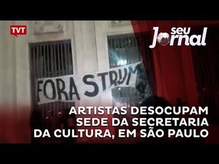Artistas desocupam sede da Secretaria da Cultura, em São Paulo