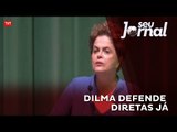 Ex-presidenta Dilma defende diretas já durante evento em São Paulo