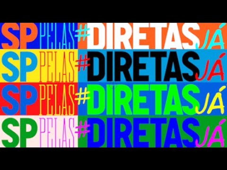 Movimentos Sindicatos e Artistas se mobilizam pelas Diretas Já!