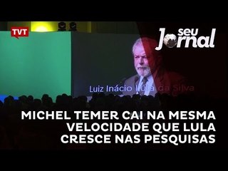 Michel Temer cai na mesma velocidade que Lula cresce nas pesquisas
