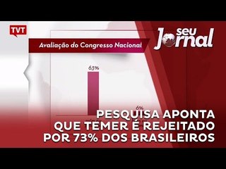 Pesquisa aponta que Temer é rejeitado por 73% dos brasileiros