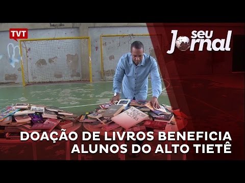Doação de livros beneficia alunos do Alto Tietê