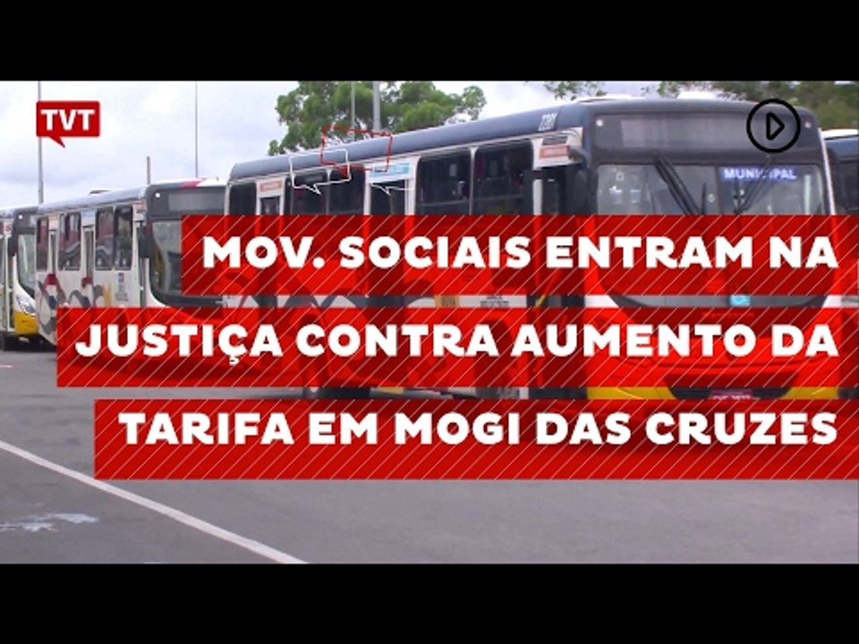 Movimentos sociais rejeitam aumento das passagens em Mogi das Cruzes