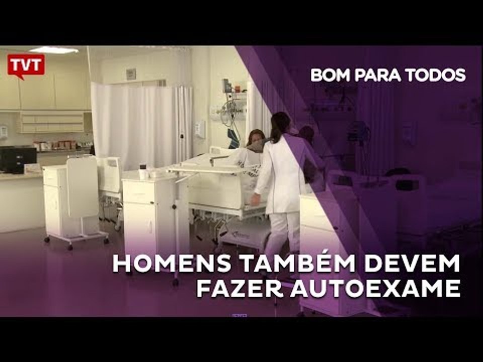 Homens também devem fazer autoexame