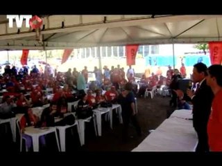 CUT se reúne com ministros e parlamentares em dia de mobilização