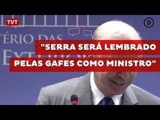 "Serra será lembrado pelas gafes como ministro", avalia Flávio Aguiar