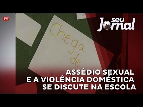 O assédio sexual e a violência doméstica são temas discutidos por alunos de uma escola em MG