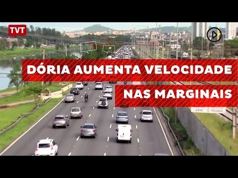 Dória aumenta velocidade nas marginais