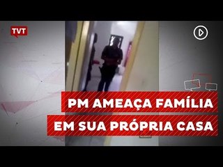Vídeo mostra PM ameaçando trabalhador de morte em Bauru
