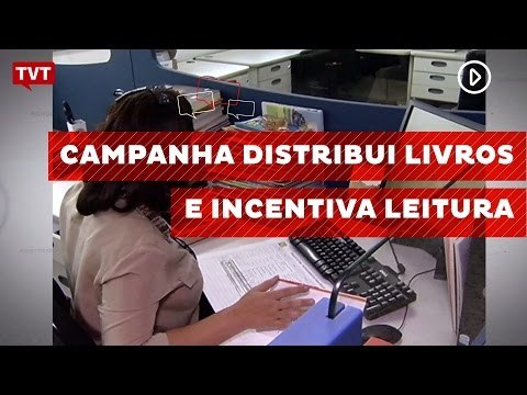 Campanha distribui livros e incentiva leitura