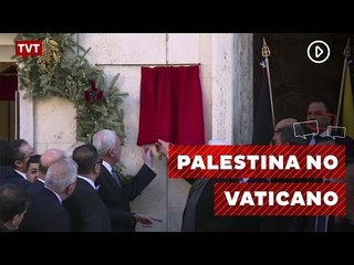 Inaugurada embaixada da Palestina no Vaticano