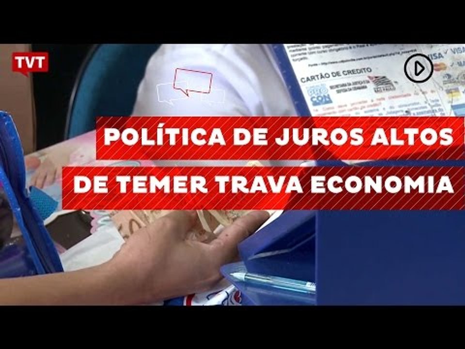 Política de juros altos de Temer trava economia, diz Ladislau Dowbor