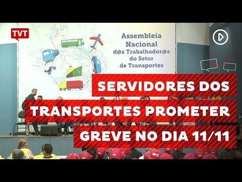 Trabalhadores do setor de transporte participarão da paralisação dia 11