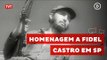 Homenagem a Fidel Castro em São Paulo