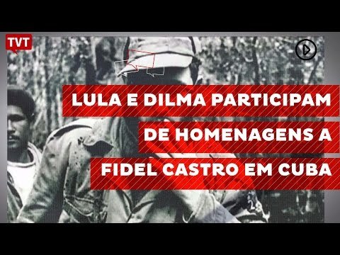 Lula e Dilma participam de homenagens a Fidel Castro em Cuba