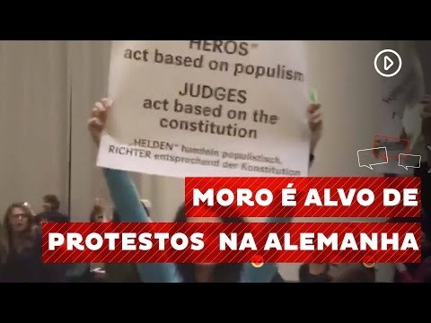 Juiz Sérgio Moro é escrachado durante palestra na Alemanha