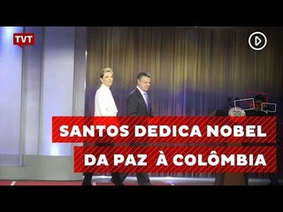 Presidente colombiano dedica Nobel da Paz ao povo e vítimas das Farc