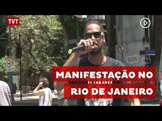 No RJ, manifestantes lutam contra o fim de programas sociais