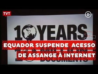 Equador admite que cortou internet de Julian Assange