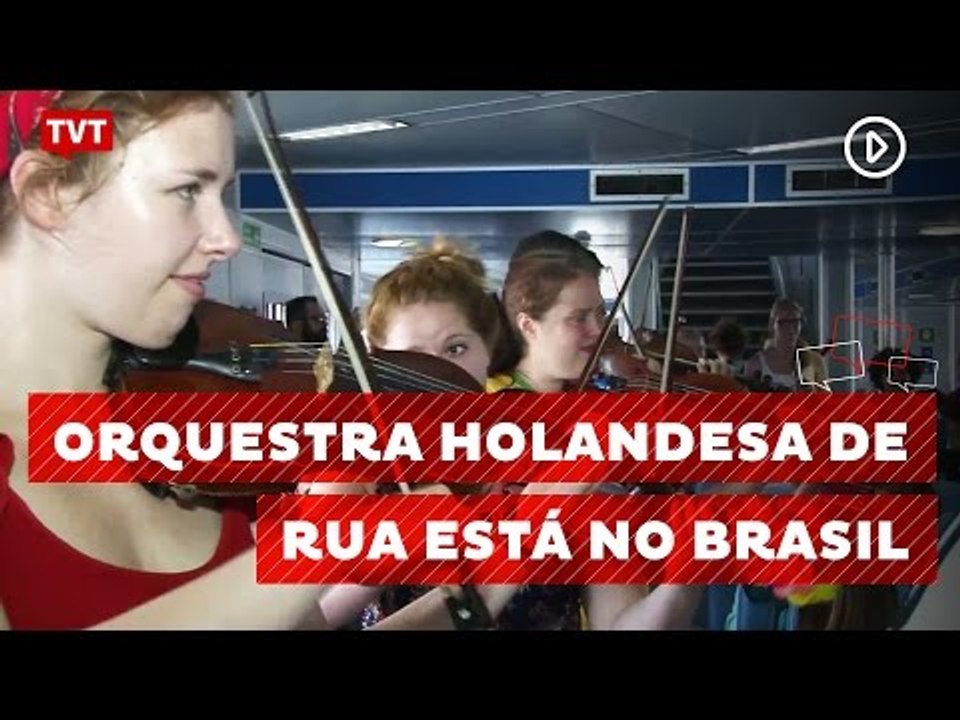 Orquestra Sinfônica de Rua da Holanda faz sucesso no Brasil