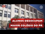 Para fortalecer luta, alunos decidem desocupar maior colégio do Paraná