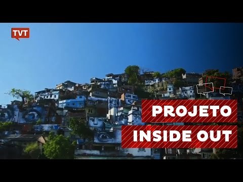 Fotos gigantes transformam pessoas em objeto de arte no RJ