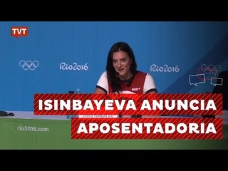 Russa Yelena Isinbayeva anuncia aposentadoria