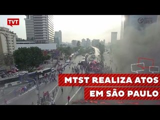 MTST bloqueia vias em capitais contra o golpe e Michel Temer