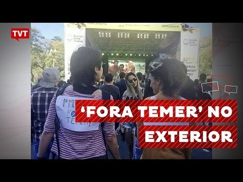 Fora Temer toma várias cidades do planeta