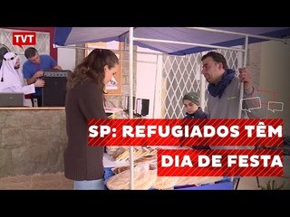Refugiados têm dia de festa em São Paulo