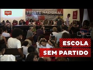 Movimentos sociais querem barrar programa "Escola Sem Partido"