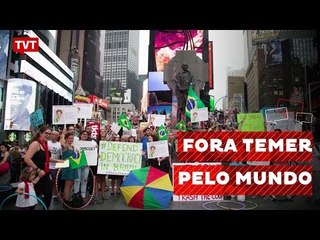 Manifestações denunciam o golpe em todo o mundo