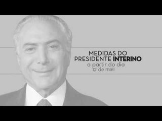 Medidas do Governo Interino: corte de gastos