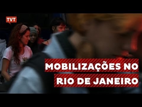 Manifestações, no Rio, envolveram trabalhadores de várias categorias