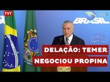 Temer negociou propina para campanha do PMDB em 2012, diz Machado