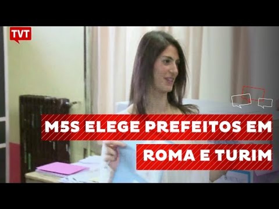 M5S, partido anti-sistema, elege prefeitos em Roma e Turim