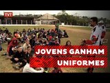 Atletas de projeto social de Santo André ganham uniformes
