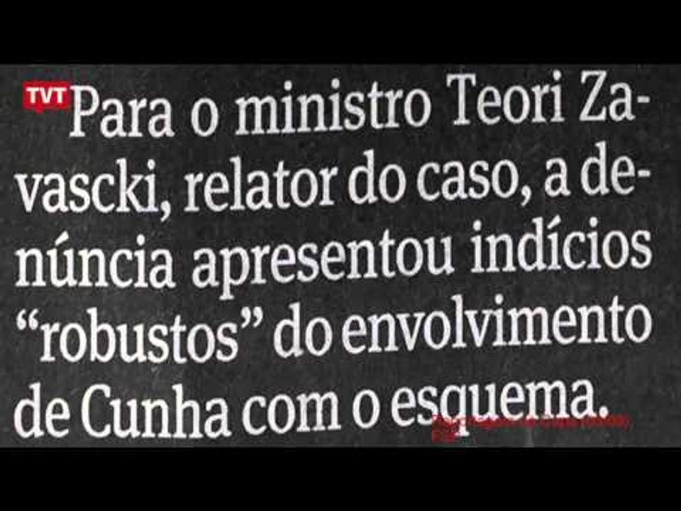 Cunha deve se tornar réu