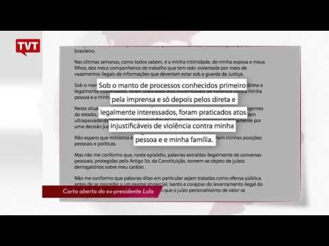 Em nota, Lula se posiciona sobre vazamentos feitos por Moro