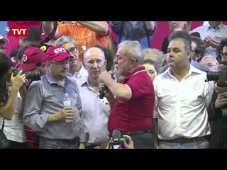 Pronunciamento do Lula no encontro da Frente Brasil Popular