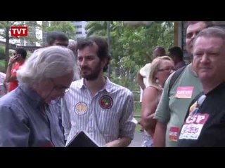 Petroleiros fazem ato no RJ e discutem nova proposta de reajuste