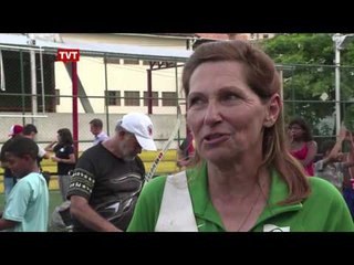 No RJ, crianças aprendem como funciona tiro ao arco