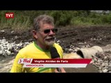 Obra da Sabesp causa inundações em Ribeirão Pires, no ABC