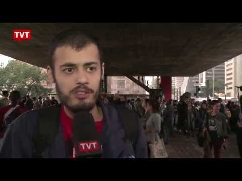 Ato em SP reúne militantes contra a redução da maioridade penal