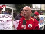 Trabalhadores da Mercedes fazem manifestação em defesa do emprego