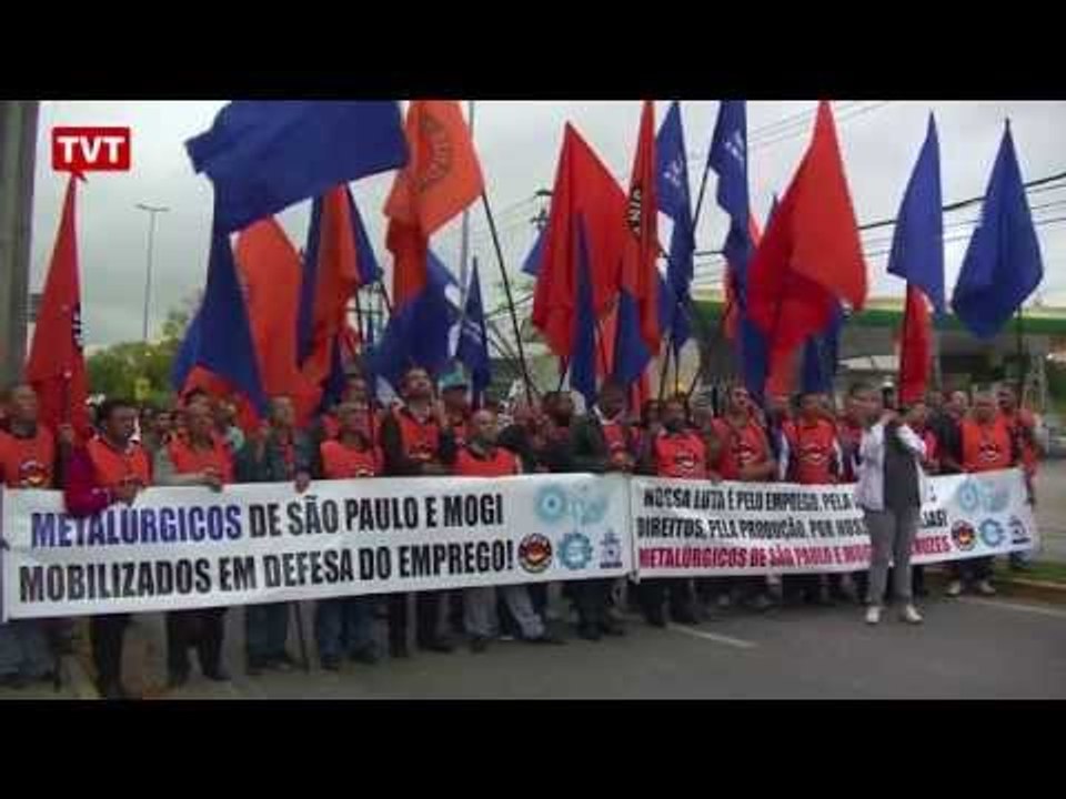 Metalúrgicos de Mogi das Cruzes lutam contra demissões